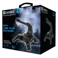 Sandberg 133-92 jaotur USB 2.0 1500 Mbit/s Must