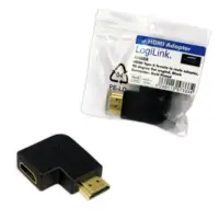 Logilink | HDMI Adapter, AM to AF in 90 degree flat angled | AH0008