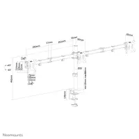 NEOMOUNTS Monitor Triple DeskMount 10-27 – pilt 7