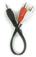 CABLE AUDIO 3.5MM TO 2RCA 0.2M/CCA-458/0.2 GEMBIRD – pilt 2
