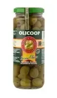 Rohelised oliivid OLICOOP kivideta, 345 g