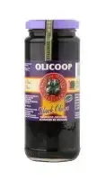 Oliivid OLICOOP mustad, kivideta, 345 g
