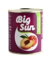 Konserveeritud virsik BIG SUN  poolikud, 822 g / 480 g