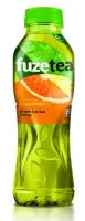 Jäätee FUZE TEA, roheline tee tsitrusega, 0,5l (kogus 12 tükki)