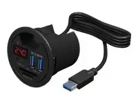ICYBOX IB-Hub1404 IcyBox Desk Hub 3x USB