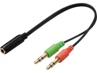 SANDBERG HEADSET CONVERTER (APPLE) TO PC