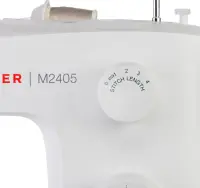 Singer | Sewing Machine | M2405 | Number of stitches 11 | Number of buttonholes 1 | White
