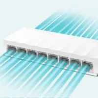 TP-Link LS1008 võrgulüliti Mittejuhitav Fast Ethernet (10/100) Valge – pilt 2