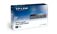 TP-Link TL-SG1024DE võrgulüliti Juhitav L2 Gigabit Ethernet (10/100/1000) Must