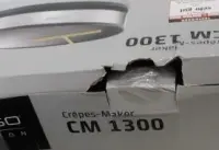 SALE OUT. | Caso | CM 1300 | Crepe maker | Crepe maker | 1300 W | Number of pastry 1 | Crepe | DAMAGED PACKAGING – pilt 8