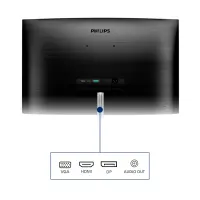 Philips | 325E1C/00 | 31.5 " | VA | QHD | 16:9 | 75 Hz | 4 ms | 2560 x 1440 | 250 cd/m² | HDMI ports quantity 1 | Black – pilt 5