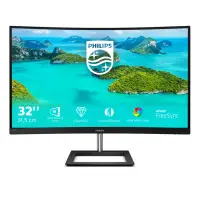 Philips | 325E1C/00 | 31.5 " | VA | QHD | 16:9 | 75 Hz | 4 ms | 2560 x 1440 | 250 cd/m² | HDMI ports quantity 1 | Black – pilt 7