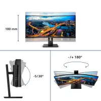 Philips | Curved UltraWide | 345B1C | 34  " | VA | WQHD | 21:9 | 100 Hz | 5 ms | 3440 x 1440 | 300   cd/m² | HDMI ports quantity 1 | Black | Warranty 24 month(s) – pilt 12