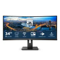 Philips | Curved UltraWide | 345B1C | 34  " | VA | WQHD | 21:9 | 100 Hz | 5 ms | 3440 x 1440 | 300   cd/m² | HDMI ports quantity 1 | Black | Warranty 24 month(s) – pilt 13