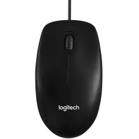LOGITECH B100 Corded Mouse - BLACK - USB - B2B – pilt 2