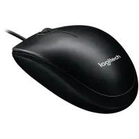 LOGITECH B100 Corded Mouse - BLACK - USB - B2B – pilt 5