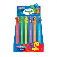 Pastapliiats Colorino Dinosaurs, 0,5mm sinine, kustutatav – pilt 2