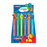 Pastapliiats Colorino Dinosaurs, 0,5mm sinine, kustutatav
