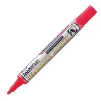 Marker permanentne Maxiflo NLF-50, 1-2mm, pump, kooniline punane