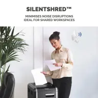 Fellowes 325Ci paberihunt Risti lõiked 60 dB 24 cm Must, Hõbe – pilt 12