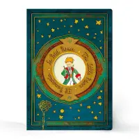 Tervituskaardid LE PETIT PRINCE Etoiles 120x170 mm, ümbrikuga, sinine