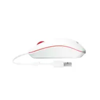 Asus UT300 Optical USB mouse, White/Red