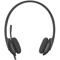LOGITECH H340 Corded Headset - BLACK - USB