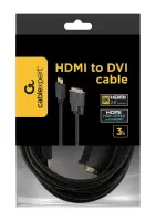 CABLE HDMI TO DVI 3M/BULK CC-HDMI-DVI-10 GEMBIRD