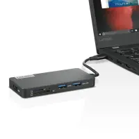 Lenovo GX90T77924 sülearvuti dokk ja pordireplikaator Juhtmega ühendatud USB 3.2 Gen 1 (3.1 Gen 1) Type-C Hall – pilt 3
