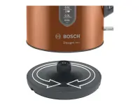 Bosch | Kettle | TWK4P439 | Electric | 2400 W | 1.7 L | Stainless steel | 360° rotational base | Copper – pilt 25