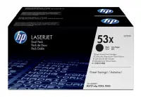 HP Q7553XD cartridge, black, high capacity, 2pcs
