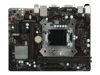 Mainboard|MSI|Intel H110 Express|LGA1151|MicroATX|2xPCI-Express 2.0 1x|1xPCI-Express 3.0 16x|Memory DDR4|Memory slots 2|1x15pin D-sub|1xDVI|1xAudio-In|1xAudio-Out|1xMicrophone|2xUSB 2.0|2xUSB 3.1|2xPS/2|1xRJ45|H110MPRO-VDPLUS – pilt 3