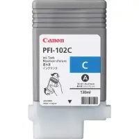 Canon PFI-102C ink cartridge, cyan
