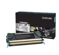 Lexmark C746, C748 toner, black, high capacity