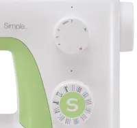 Singer | Sewing Machine | Simple 3229 | Number of stitches 31 | Number of buttonholes 1 | White/Green – pilt 2