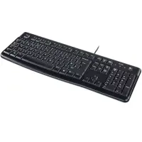 LOGITECH K120 Corded Keyboard - BLACK - USB - UK - B2B