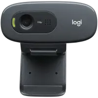 LOGITECH C270 HD Webcam - BLACK - USB