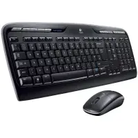 LOGITECH MK330 Wireless Combo - BLACK - NORDIC