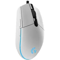 LOGITECH G203 LIGHTSYNC Corded Gaming Mouse - WHITE - USB – pilt 2