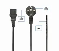 CABLE POWER EU 10M/PC-186-VDE-10M GEMBIRD – pilt 7