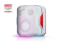 Sharp PS-919 Party Speaker 130 W, White,  With Built-in Battery, TWS, USB, LED, IPX5, 14 h, Bluetooth – pilt 8