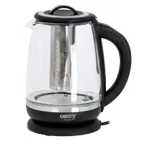 Camry | Kettle | CR 1290 | Standard | 2200 W | 2 L | Plastic/glass | 360° rotational base | Black/Transparent – pilt 6