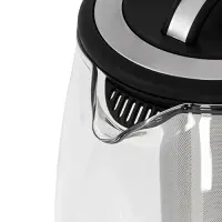 Camry | Kettle | CR 1290 | Standard | 2200 W | 2 L | Plastic/glass | 360° rotational base | Black/Transparent – pilt 8