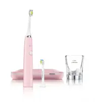 Philips Sonicare DiamondClean Sonic Toothbrush HX9362/67 Rechargeable, For adults, Operating time Up to 3 weeks min, Number of brush heads included 2, Sonic technology, Pink