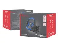 GENESIS Seaborg 350 Must, Sinine USB Juhtpult + pedaalid Nintendo Switch, PC, PlayStation 4, Playstation 3, Xbox 360, Xbox One, Xbox Series S, Xbox Series X – pilt 10