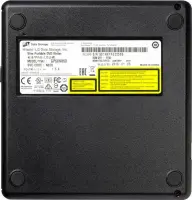 H.L Data Storage | Ultra Slim Portable DVD-Writer | GP60NB60 | Interface USB 2.0 | DVD±R/RW | CD read speed 24 x | CD write speed 24 x | Black | Desktop/Notebook