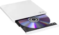 H.L Data Storage | Ultra Slim Portable DVD-Writer | GP60NW60 | Interface USB 2.0 | DVD±R/RW | CD read speed 24 x | CD write speed 24 x | White | Desktop/Notebook