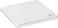 H.L Data Storage | Ultra Slim Portable DVD-Writer | GP60NW60 | Interface USB 2.0 | DVD±R/RW | CD read speed 24 x | CD write speed 24 x | White | Desktop/Notebook