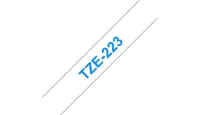 BROTHER TZE223 9 BLUE ON WHITE