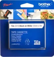 BROTHER TZE231S 12 BLACK ON WHITE